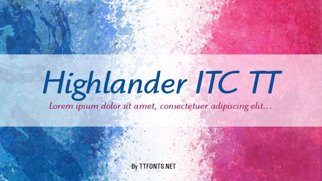 Highlander ITC TT example